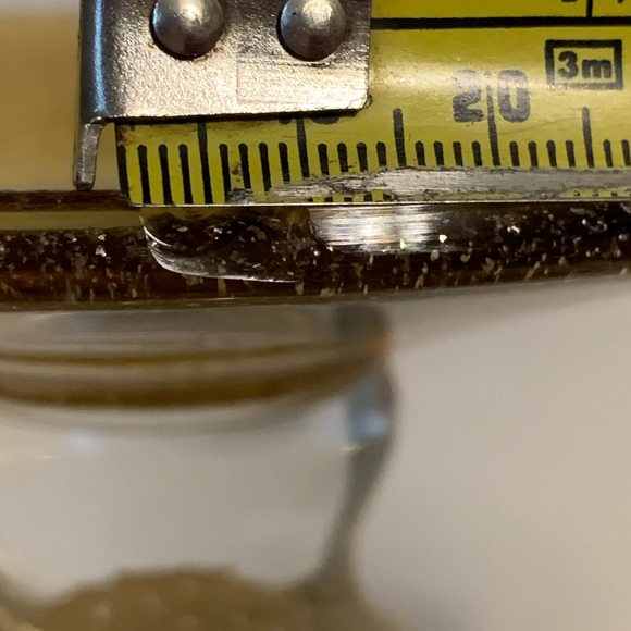 1960’s Mentel URNS Amber Infused Gold Flake Glass - Picture 8 of 11